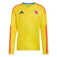 Colombia World Cup 2026 Adult Home Long Sleeves Soccer Jersey