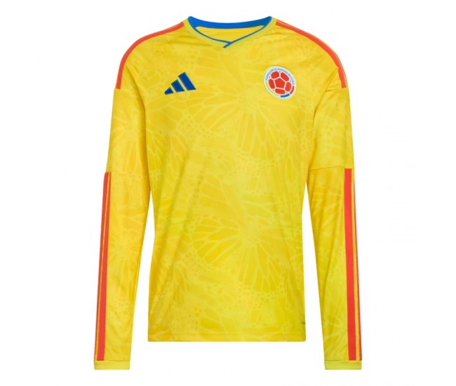 Colombia World Cup 2026 Adult Home Long Sleeves Soccer Jersey