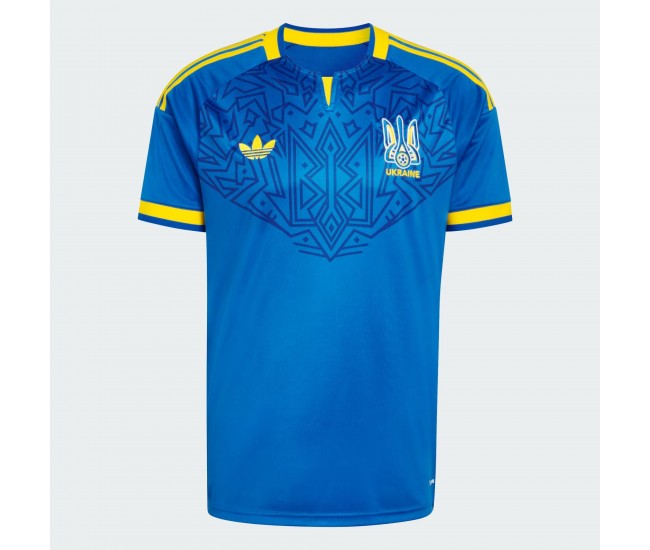Ukraine World Cup 2026 Adult Away Soccer Jersey